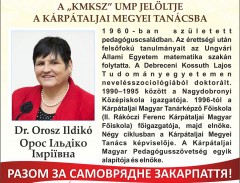 Választás 2015 – Dr. Orosz Ildikó